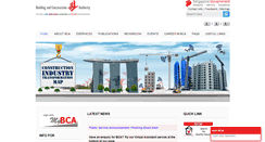 Desktop Screenshot of bca.gov.sg